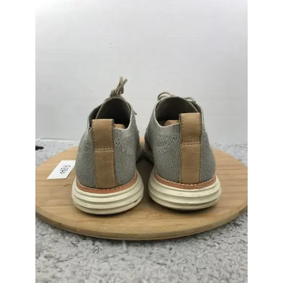 Cole Haan Mens 10M OriginalGrand Gray Stitchlite Plain Toe Casual Oxford Sneaker - Picture 2 of 10